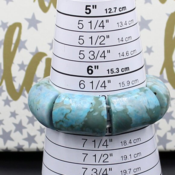 Multicolor Turquoise Stretch Bracelet - Picture 4 of 6